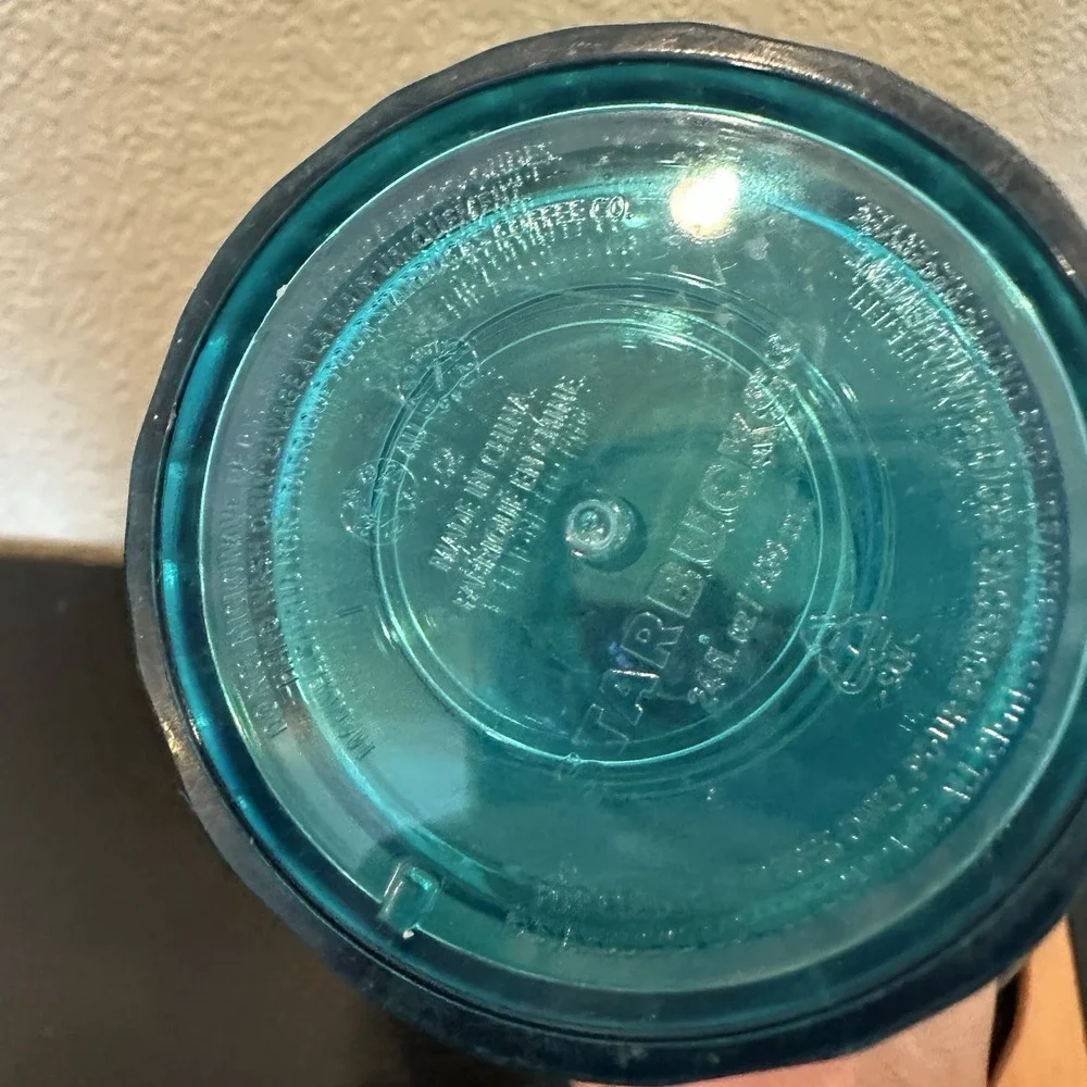 Starbucks - 2021 Summer Kaleidoscope Cold Cup - Turquoise - 24‎ oz